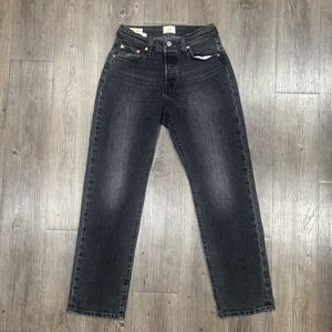 Levi's 501 Curve Sz 26 Dark Grey